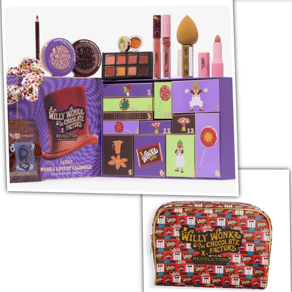 Willy Wonka Advent Calendar and Makeup Bag